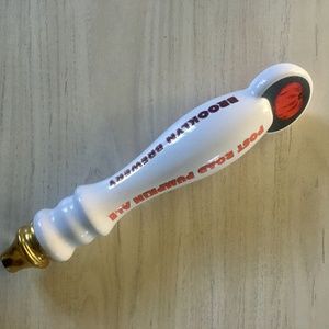BROOKLYN BREWERY Post Road Pumpkin Beer Tap Handle